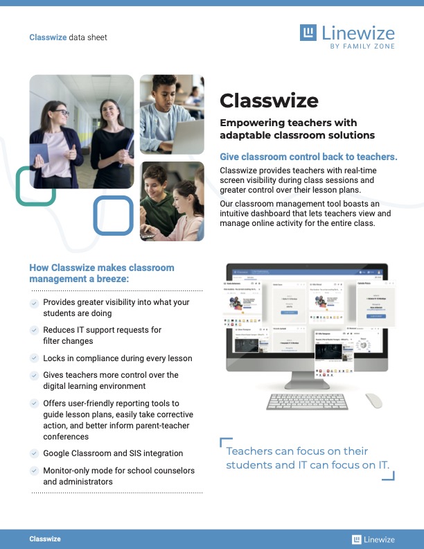 Classwize Data Sheet